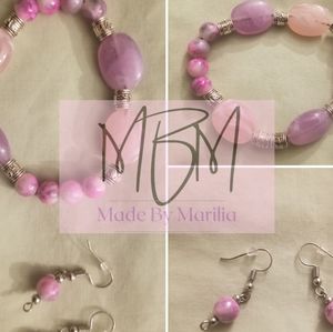Handmade Bracelet and Earrings set